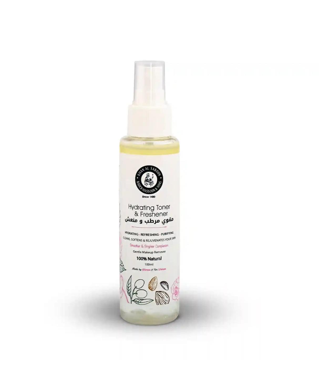 Khan Al Saboun Feuchtigkeitsspendender Toner & Lufterfrischer Sanfter Make-up-Entferner