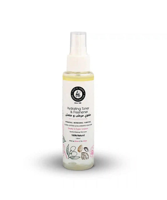 Khan Al Saboun Feuchtigkeitsspendender Toner & Lufterfrischer Sanfter Make-up-Entferner