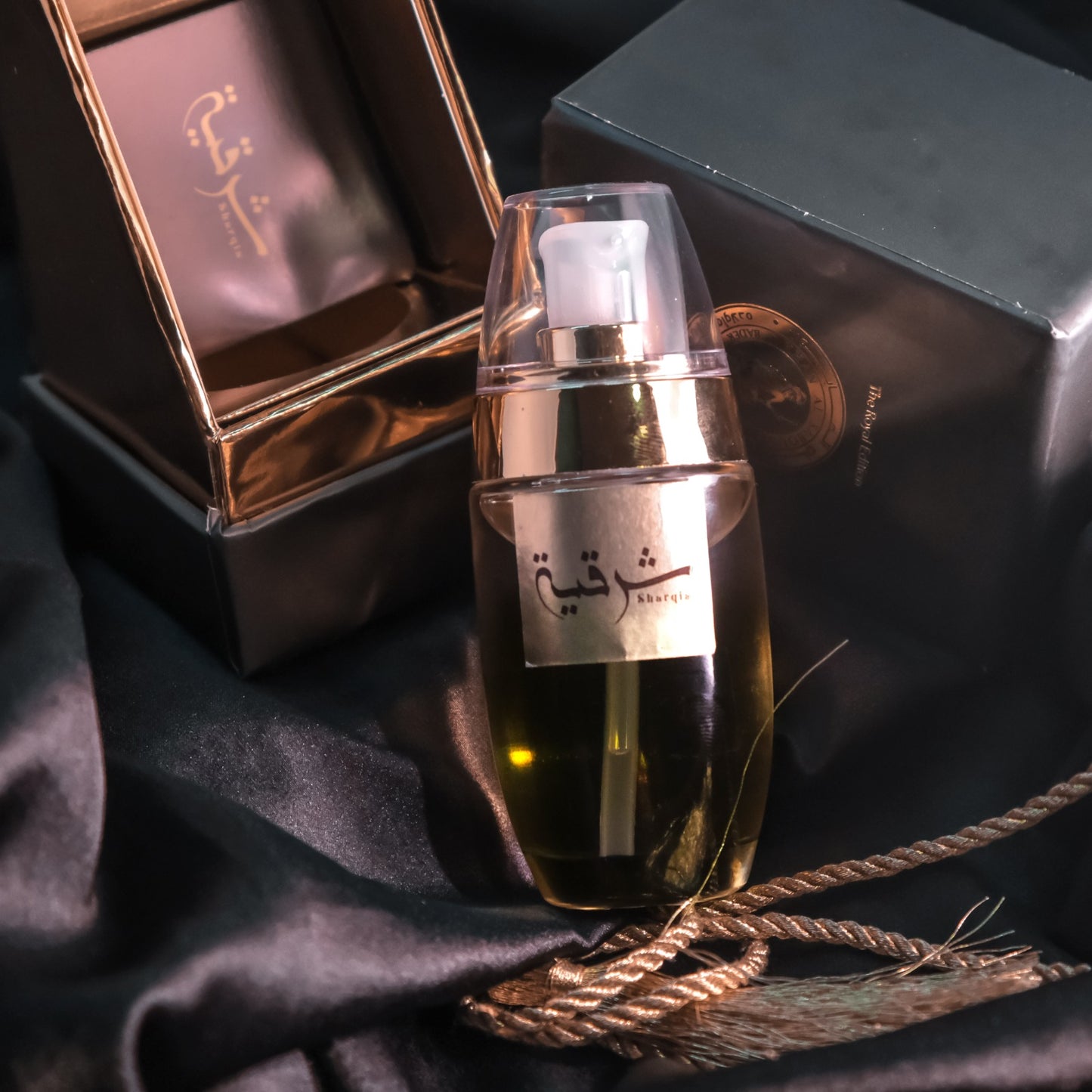 Khan Al Saboun 4er-Set Parfüm Öl Oud Sultani, Arab Night, Love Charm, Sharqiya (je 50ml)
